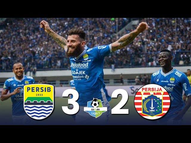 Highlights Persib 3-2 Persija ● Gojek Liga 1 17/18 Full HD class=