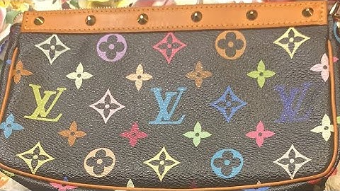HOW TO SPOT AUTHENTIC/REAL LOUIS VUITTON MULTICOLOR POCHETTE PART 2| WHERE YOU CAN FIND DATE CODE?