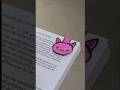 how to make a paper bookmark easy tutorial  #crafts #bookmark #drawing #markers #cute #pig #pink