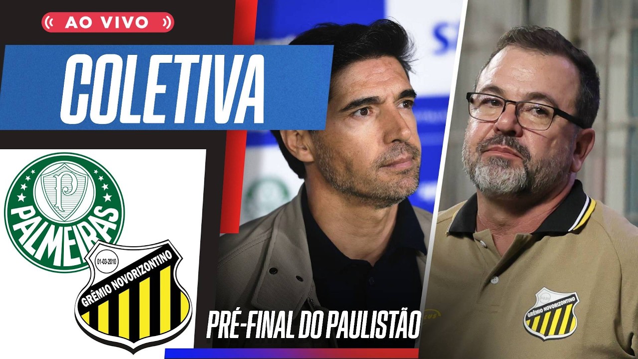 PALMEIRAS X NOVORIZONTINO: COLETIVA PRÉ-FINAL DO PAULISTA COM ABEL FERREIRA, ENDERSON MOREIRA E MAIS