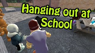 HELLO NEIGHBOR | Neighbor Hanging out at School