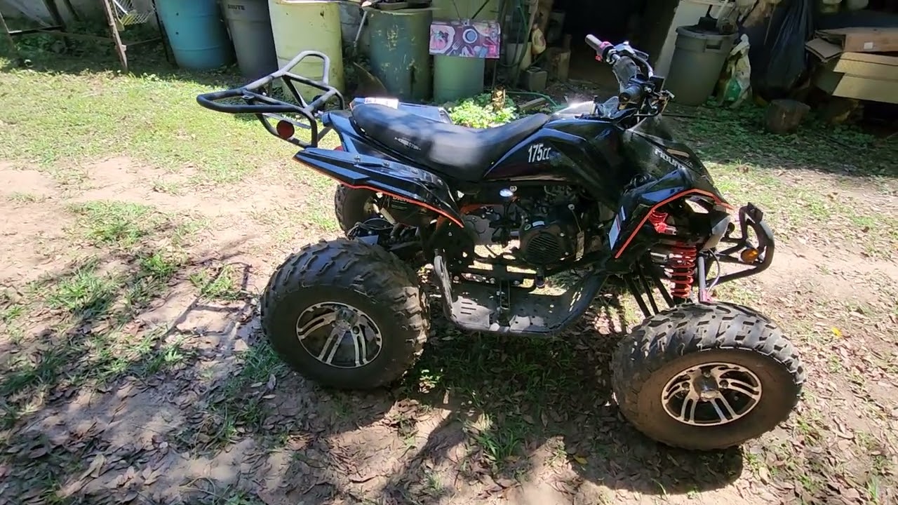 Popping from tail pipe fixed! Coolster 175cc (200)