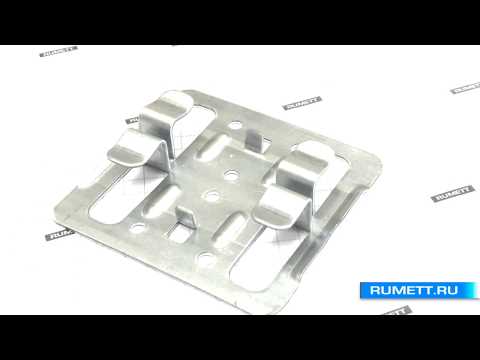 Рядовой кляммер для керамогранита из оцинкованной стали 1,2 мм