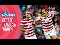 Best of Team USA Women's Football at the Olympics | Top Moments