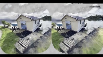 NeRF in VR of Otago Peninsula boat shed (using Instant Neural Graphics Primitives)