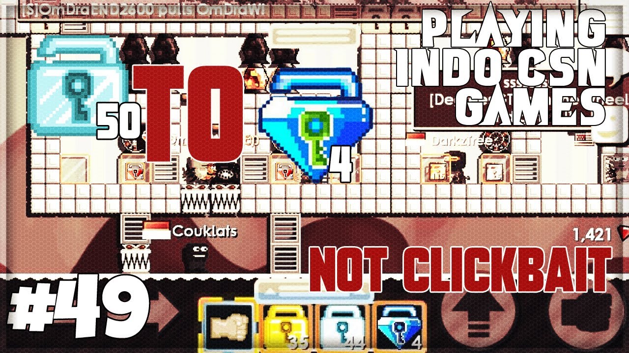PLAYING INDO CSN // 50DLS TO 400DLS !! - GROWTOPIA #49