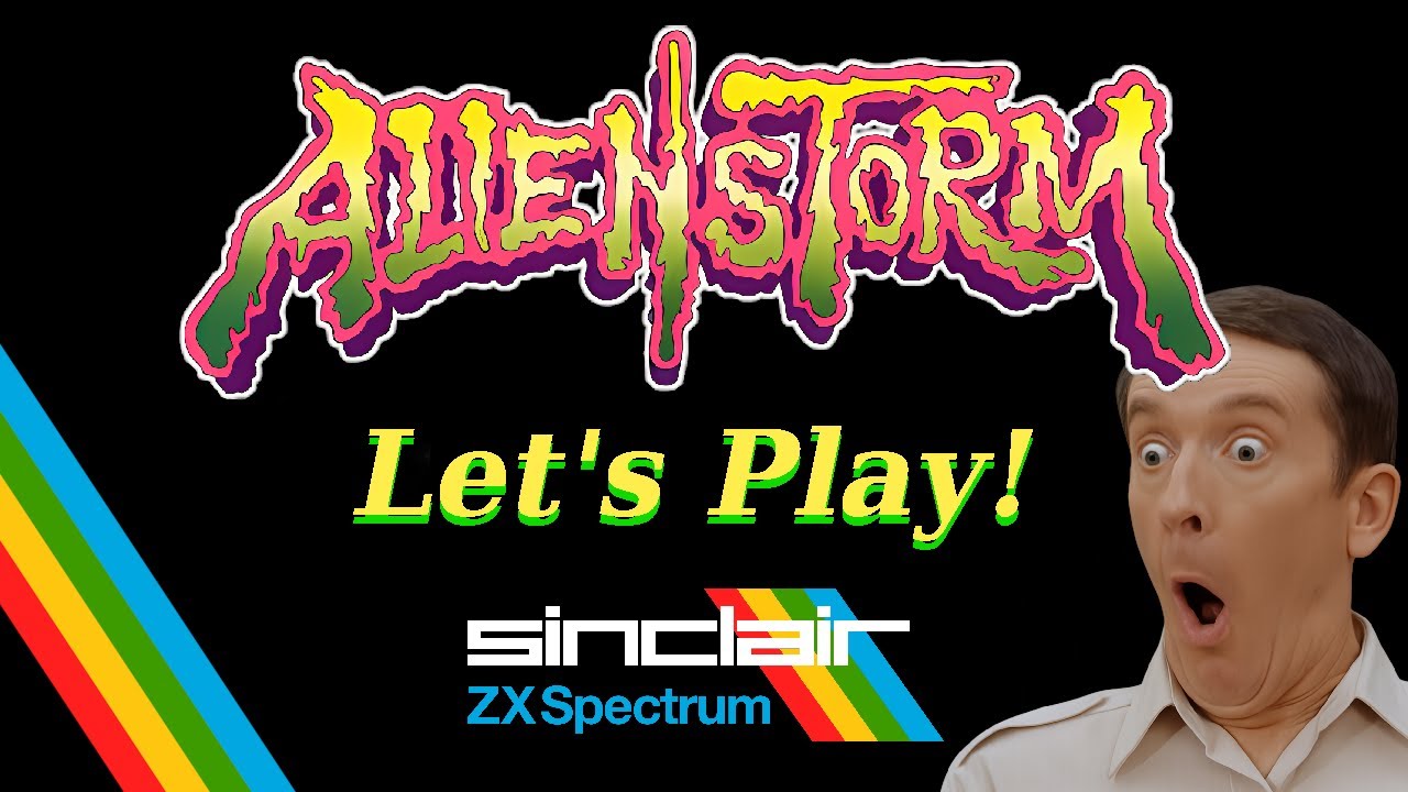 👾  Alien Storm On The ZX Spectrum... Amazed! | Let's Play. 