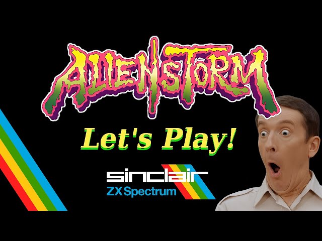 👾 Alien Storm On The ZX Spectrum Amazed! | Let's Play. #sega