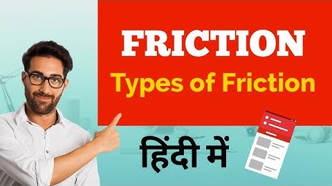 Friction and Types of Friction- easy method in Hindi |@Mohammad_jaffar