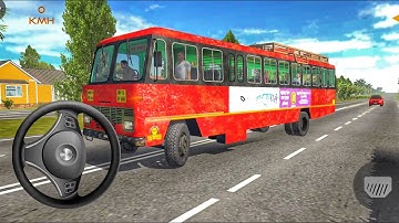 Indian Sleeper Bus Simulator | Bus Games: 2025 - Village Route Bus Drive - Bus Game Android Gameplay