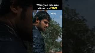 When your code runs without any Errors😎😂#codingmemes #memes #worldwebtechs #wwt #programming #coding