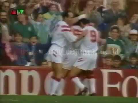 Gol de Maradona - Sevilla vs Sporting de Gijon