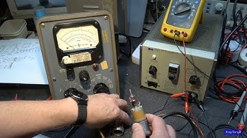 HP Model 410B VTVM: AC-voltmodus werkt niet