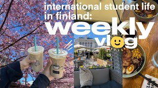 weekly vlog: international student life in finland - ending first year 📚, eurovision✨, going out ☀️