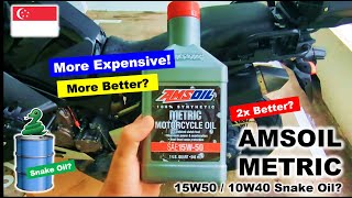 AMSOIL | Motorcycle Oil - More Expensive = More Better?