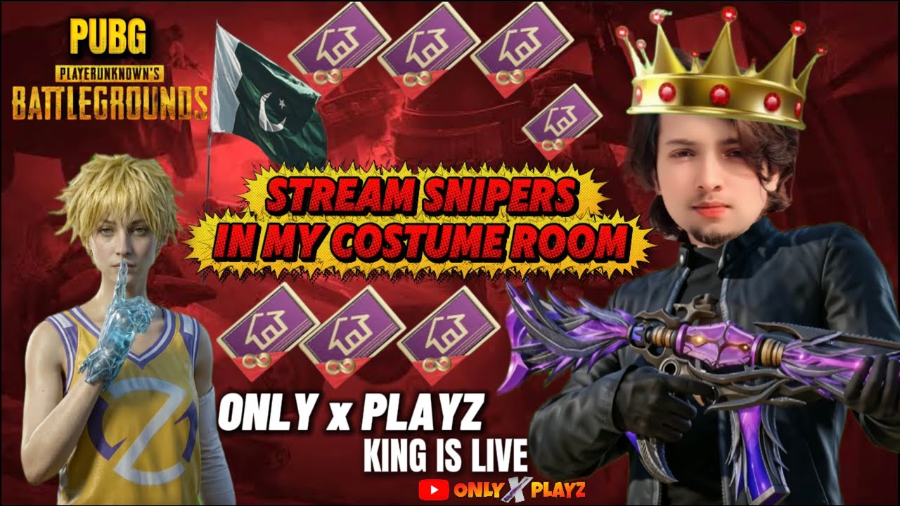 ONLY x PLAYZ Is LIVE | PUBG MOBILE  \ NEW EVENT  \COSTUM ROOMS