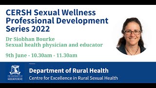 Sexual Wellness Professional Development Series with Siobhan Bourke