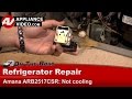 Refrigerator Repair not cooling or freezing & making noise -Amana, Maytag & Whirlpool