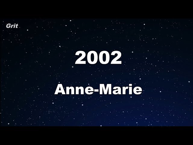 2002 - Anne-Marie  Karaoke 【With Guide Melody】 Instrumental class=