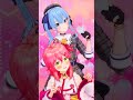 miCometでTikTok版あくあ色ぱれっと🌸☄️❤️💙🥰 #shorts