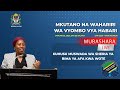 #LIVE: WAZIRI WA AFYA MHE. UMMY MWALIMU ANAZUNGUMZA NA WAHARIRI NA VIONGOZI WA DINI DSM.