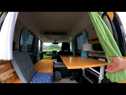 スペーシアベース専用 車中泊キット製作しました。（ベッドキット・有 