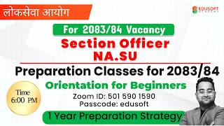New Classes & PREP. STRATEGY FOR SECTION OFFICER & NA.SU -  2083 VACANCY screenshot 5