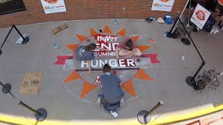 Watch Now: Timelapse video of  End Summer Hunger campaign mural