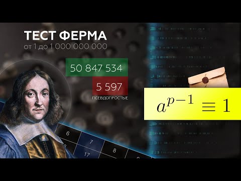 #232. Малая теорема Ферма и  псевдопростые числа