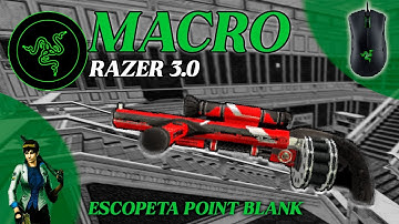 Macro Para Point Blank De Escopeta "Mouse Razer Synapse 3.0" ✅
