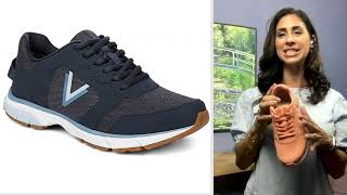 Vionic Mesh Lace-Up Walking Sneakers - Paige on QVC