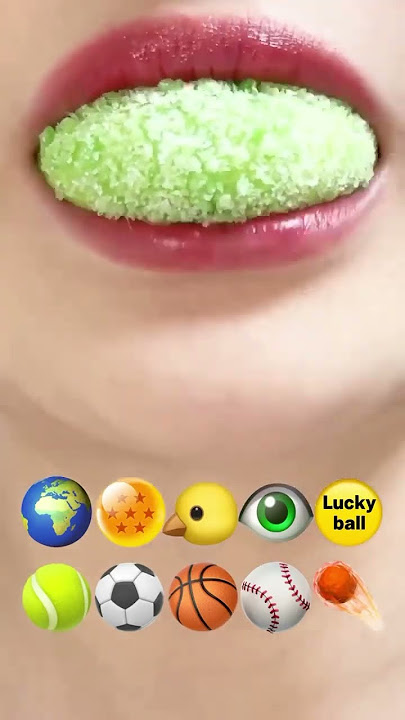 asmr EMOJI FOOD JELLY eating sounds(sped up)