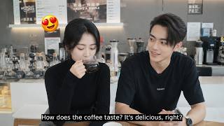 🛑Xu Kai Becomes a Coffee Shop Manager Live! Fans Go Wild! 😍