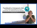 (TUTORIAL) PASO A PASO "Como hacer publicidad paga en Facebook e Instagram 2020" PRINCIPIANTES