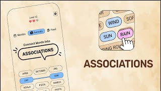 Associations Word Connections (by Hitapps Games) IOS Gameplay Video (HD) screenshot 4