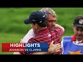 Darren clarke vs zach johnson  extended highlights  2006 ryder cup