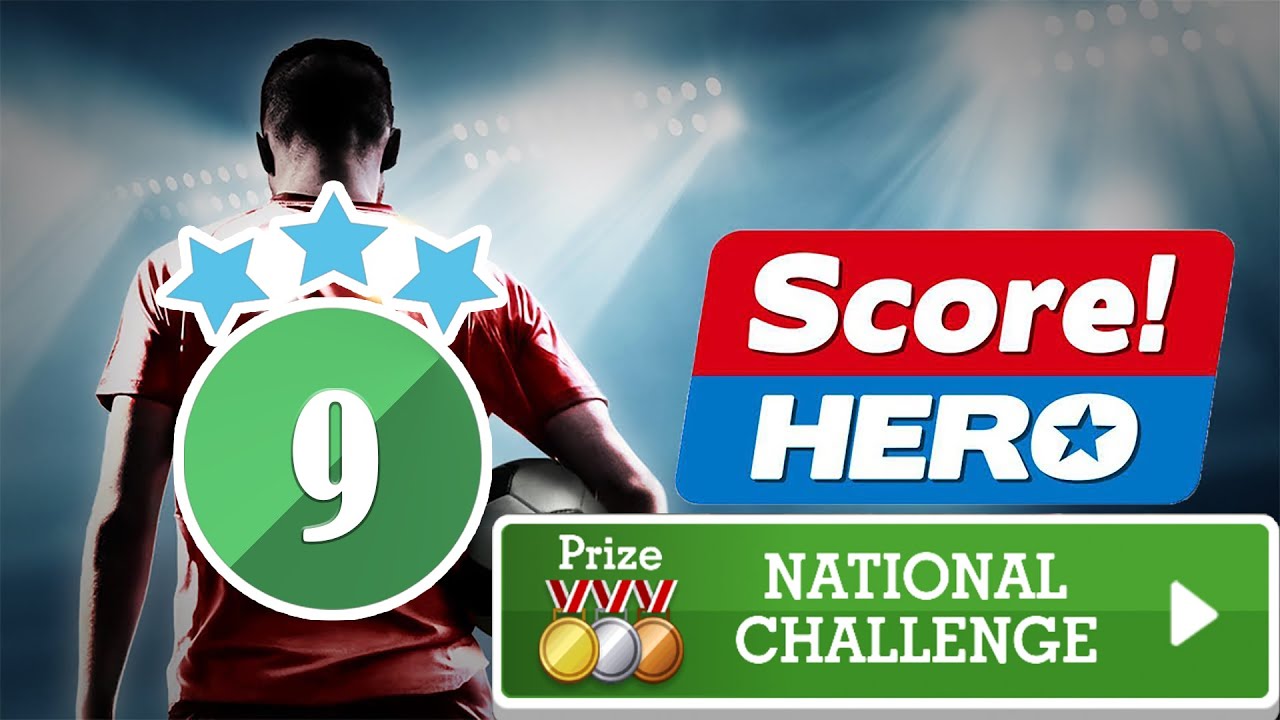 Score! Hero - NATIONAL CHALLENGE - level 9 - 3 Stars