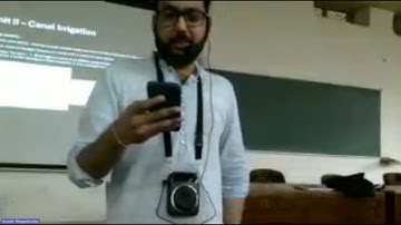 CEN15105 Irrigation Engineering Lec10 Classification of canals