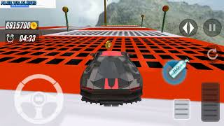 Career Mode Mountain Level 27!Superhero Mega Ramps: Crazy Car Stunt Races! screenshot 5
