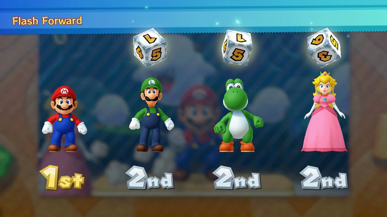 Mario Party 10 - Mario vs Luigi vs Yoshi vs Peach - Airship Central