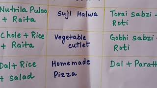 Weekly meal plan #dinnerideas #lunchideas #balancedmealplan