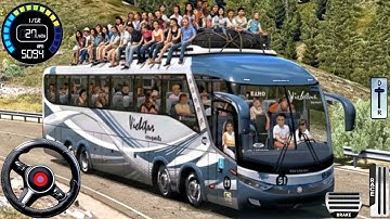 Real Bus Simulator 3D - Coach Bus Offroad Driving 2025 - Bus Game Andriod Gameplay