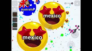 AGAR.IO MOBILE REVERSE CANNON DUO TAKEOVER