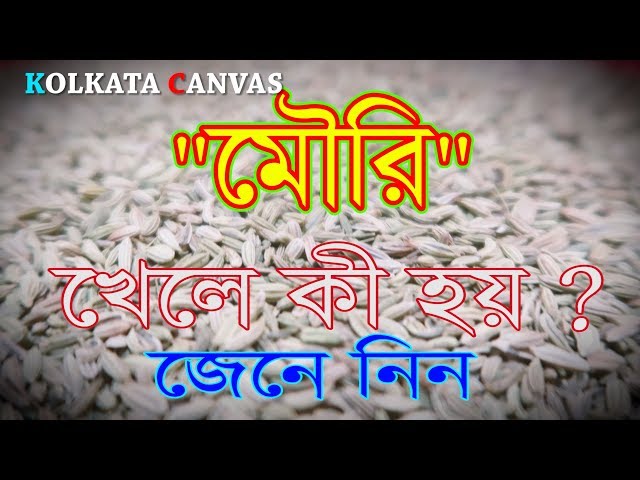 মৌরি খেলে কী হয় ? কেন খাবেন ? জানতে ভিডিওটি দেখুন। class=