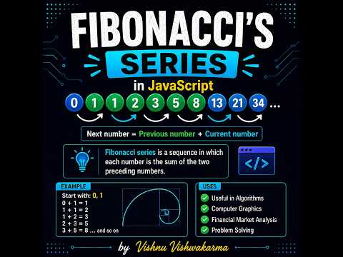 Fibonacci's series program with JavaScript