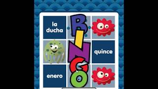 Spanish Word Bingo Game Play