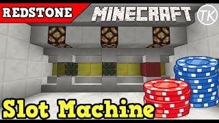 Redstone Slot Machine! (Playable) Minecraft 1.12 & 1.13+
