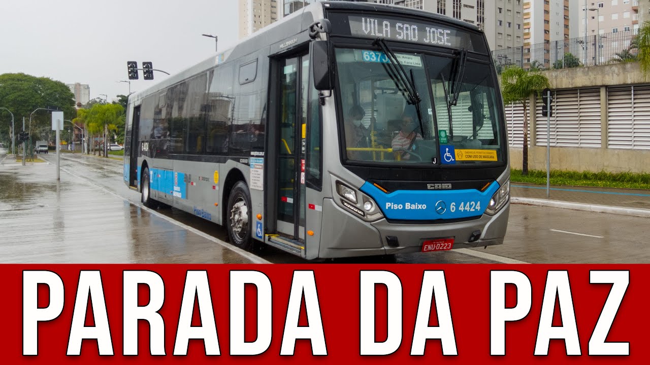 Parada Da Paz (Avenida Santo Amaro) - Movimentação de Ônibus 