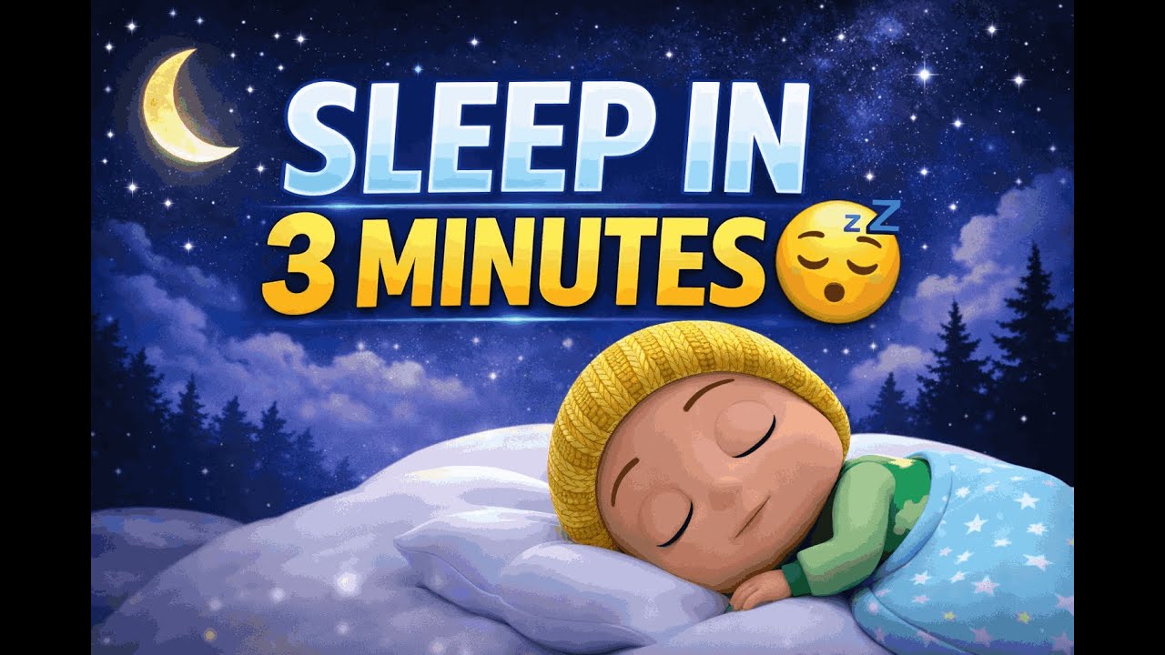 1️⃣ Sleep Instantly Within 3 Minutes | Fall Asleep Fast Tonight