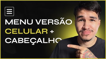 Como criar CABEÇALHO e MENU versão CELULAR (mobile) no Elementor Wordpress [2025]